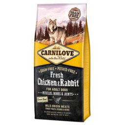 Carnilove Fresh Adult poulet, lapin pour chien - 2 x 12 kg