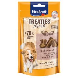 48g Vitakraft Treaties Minis pâté de foie - Friandises pour chien