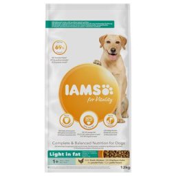 2x12kg IAMS Weight Control poulet - Croquettes pour chien