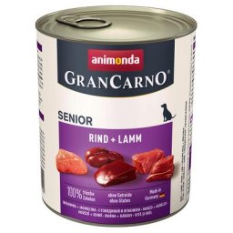 6x800g Original Senior bœuf, agneau Animonda GranCarno - Pâtée pour chien