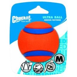 Balle Ultra Ball Chuckit 1 balle, taille M - Jouet pour chien