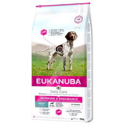 2x15kg Eukanuba Breed et Daily Care Working & Endurance Adult - Croquettes pour chien