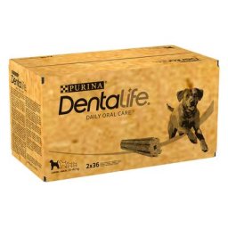 72 bâtonnets (24x106g) PURINA Dentalife à mâcher, pour chien de grande taille (25-40kg)