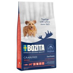 Bozita Grain Free saumon, bœuf pour petit chien - 3,5 kg