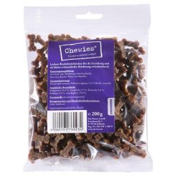 200g bœuf osselets à mâcher Chewies - Friandises pour Chien