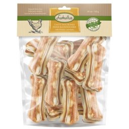 750g Lukullus os à mâcher Pack XXL poulet 10 cm - Friandises pour chien