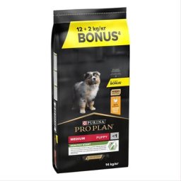 12kg PURINA PRO PLAN Medium Puppy Healthy Start Croquettes pour chien + 2kg offerts!