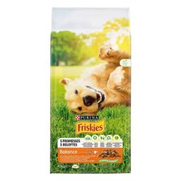 2x10kg PURINA Friskies Adult Balance poulet, légumes - Croquettes pour chien