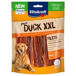 Vitakraft pure DUCK XXL Lamelles de canard pour chien - 250 g