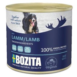 6x625g Bozita Paté agneau - Pâtée pour chien