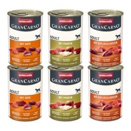 Animonda GranCarno Original Adult 6 x 400 g pour chien - Mix 3 (3 variétés)