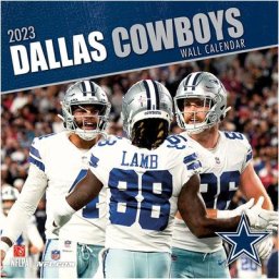 Calendrier mural Dallas Cowboys 2023 - 12 x 12 pouces