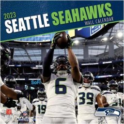 Calendrier mural Seattle Seahawks 2023 - 12 x 12 pouces