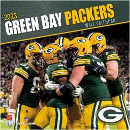 Calendrier mural Green Bay Packers 2023 - 12 x 12 pouces