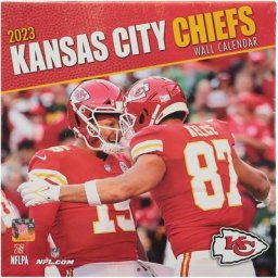 Calendrier mural Kansas City Chiefs 2023 - 12 x 12 pouces