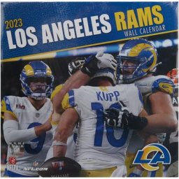 Calendrier mural Los Angeles Rams 2023 - 12 x 12 pouces