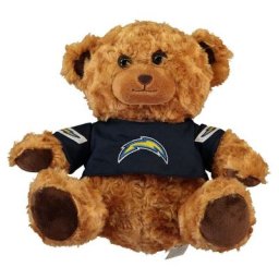 Ourson en peluche de 10 pouces des Los Angeles Chargers