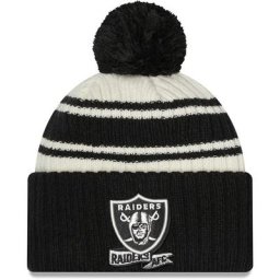Las Vegas Raiders New Era 2022 officiel Sideline Sports Knit par temps froid