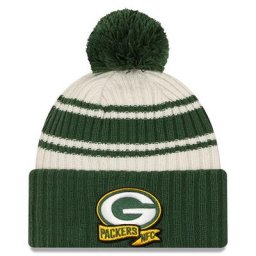 Green Bay Packers New Era 2022 Maillot officiel de sport pour temps froid Sideline