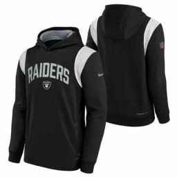 Sweat à capuche Las Vegas Raiders Nike Therma Sideline - Junior