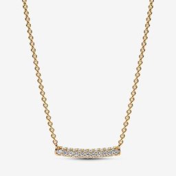 Collier Barre Pavée Timeless