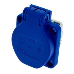 PCE Mounting Power Socket Blue