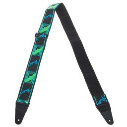 Fender Neon Strap Green/Blue