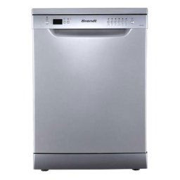 Lave-vaisselle 60cm 12 couverts 47db Brandt dfp127ads - Silver