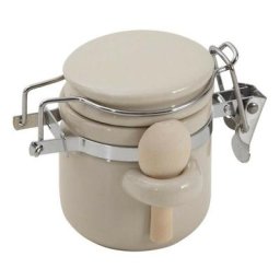 1001kdo Hygiene&beaute - Mini bocal en céramique avec Cuillere
