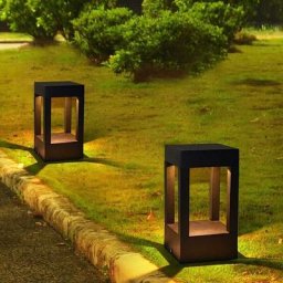 LED Borne Eclairage Extérieur de Chemin, Lampadaire Extérieur de Jardin sur Pied, Lampadaire