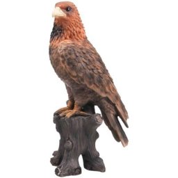 Farmwood Animals - Aigle en résine sur tronc Aigle royal