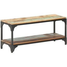 Table basse Table de salon | Bout de canapé 90x30x40 cm Bois de récupération massif 85756 - Brun