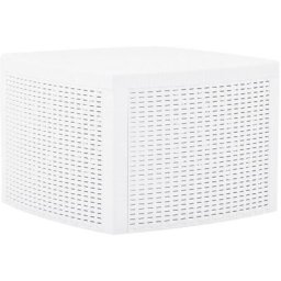 Maisonchic - Table d'appoint Bout de canapé | Table basse Blanc 54x54x36,5 cm Plastique 73271