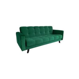 Canapé en lit Convertible avec Coffre de Rangement 3 Places Relax - en Tissu Velours - Salon &