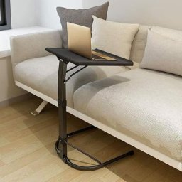 Table d'appoint pliante pour ordinateur portable table de canapé réglable en hauteur et inclinable