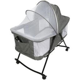 Berceau Bébé Pliable Lit Bébé Portable de Voyage avec Ciel Moustiquaire et Sac de Transport de 0-6