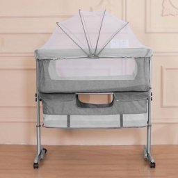 Berceau Bébé Lit Bébé Portable de Voyage Avec Moustiquaire + Roue Universelle berceau