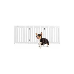 Barriere de Protection pour Chien Pliable Grille de Securite Pivotante par Charniere a 360