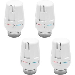 4PCS Robinet Thermostatique Radiateur, Valve de Radiateur Thermostatique , Tete Thermostatique