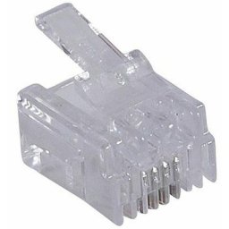 Legrand - Fiche RJ11 4 contacts largeur 9,65mm pour câble rond)