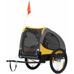 Remorque velo pour Chien - Buddy en Jaune - Zoomundo