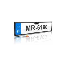 Hengda Caméra de recul arrière avec support de plaque d'immatriculation IP67 4 LEDS fonction de