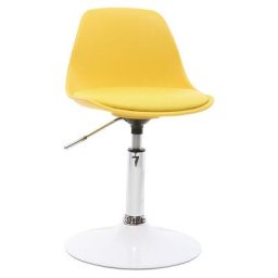 Chaise de bureau design enfant jaune STEEVY - Jaune