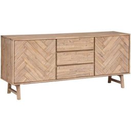 Buffet Aeris 2 portes 3 tiroirs Atmosphera créateur d'intérieur - Beige