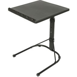 Dyhf - Table réglable pour ordinateur portable, roulettes, support inclinable, HxLxP: 434369cm