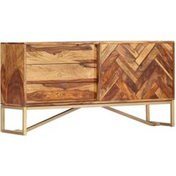 Buffet 118 x 30 x 60 cm Bois massif de Sesham Vidaxl Brun