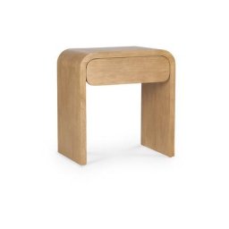 Table de chevet Wabi Home au design incurvé
