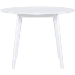 Table de Salle à Manger Ronde 100 cm au Design Rétro Scandinave Parfaite pour Petite Cuisine ou