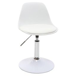 Chaise de bureau design enfant blanche steevy - Blanc