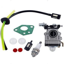 Carburateur Débroussailleuse Carbu Kit Carbu avec Joint Tuyau, Bougie et Filtre à Essence